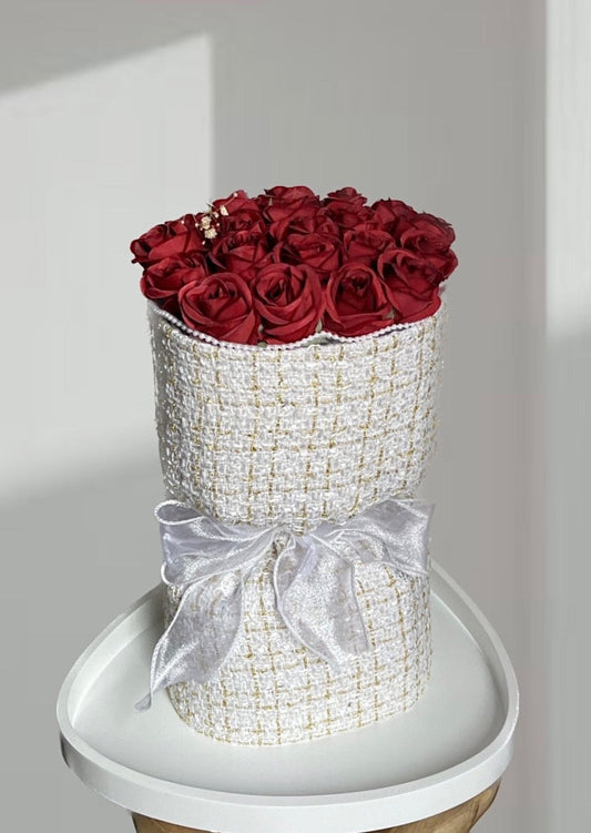 Eternal red roses bouquet