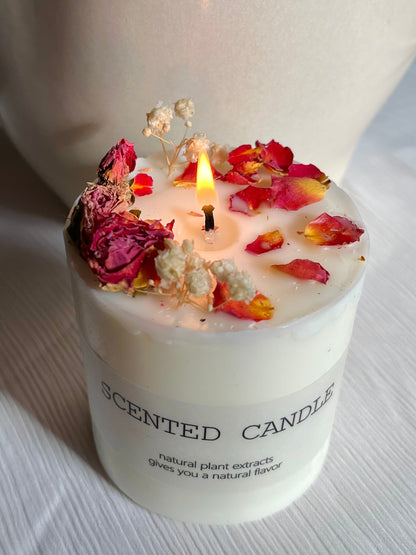 DATE NIGHT CARDS | DRIED ROSES CANDLE