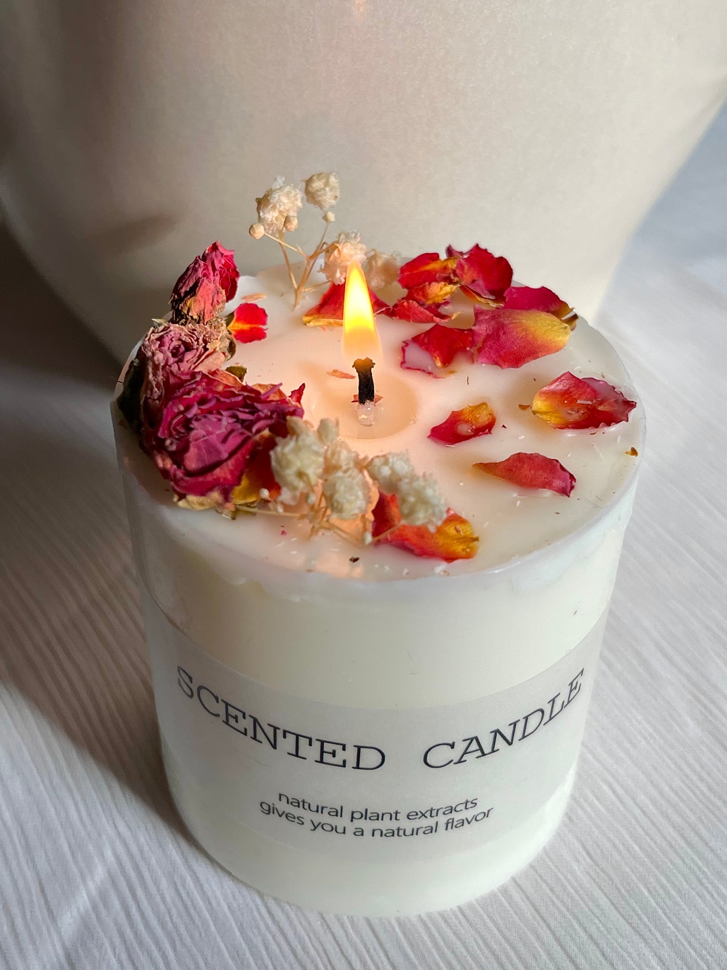 99 NAMES OF ALLAH - DRIED FLOWER CANDLE