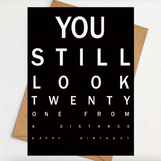 You still look twenty one - Birthday card