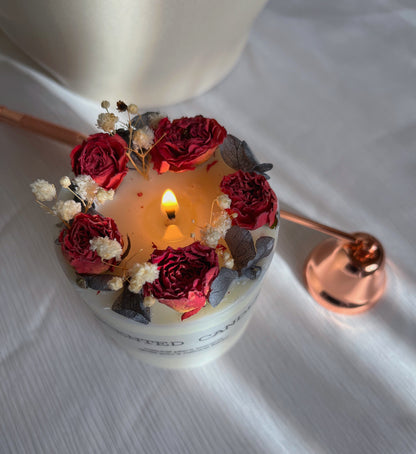 ISLAM REFLECTING CARDS - DRIED ROSES CANDLE